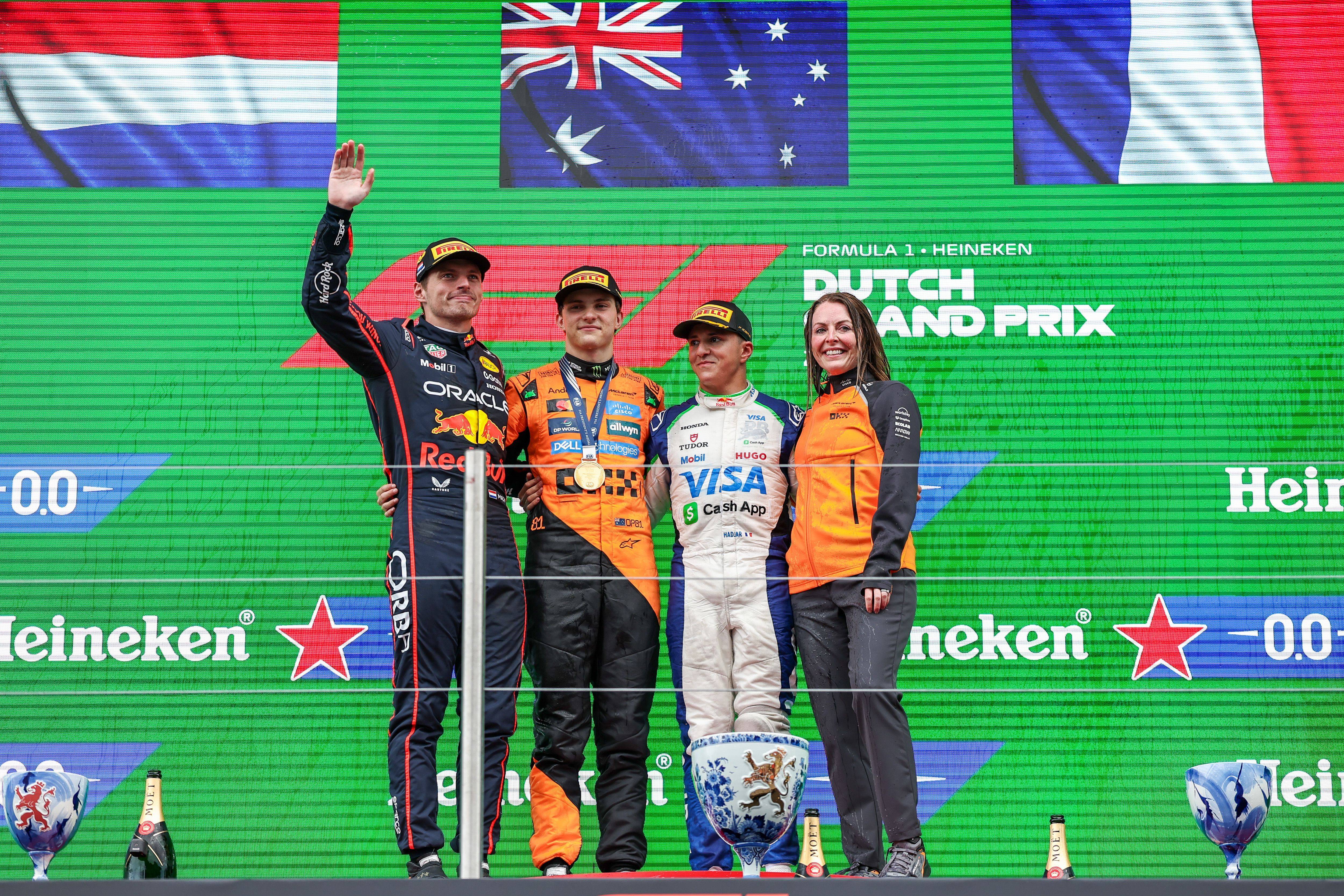 哈斯车队完胜红牛二队,皮亚斯特里点燃赛场 哈斯车队完胜红牛二队,皮亚斯特里点燃赛场